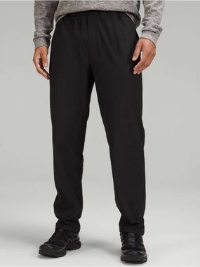 Men’s Lululemon ABC Pull-On Pant Black Warpstreme Athletic Pants Size Medium